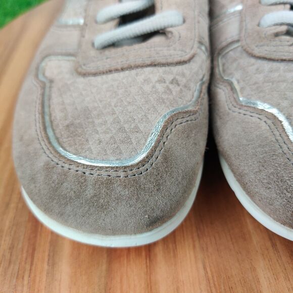 Birkenstock Women's Athletic Shoes in Taupe and Silver. Never worn by me. - Picture 7 of 11